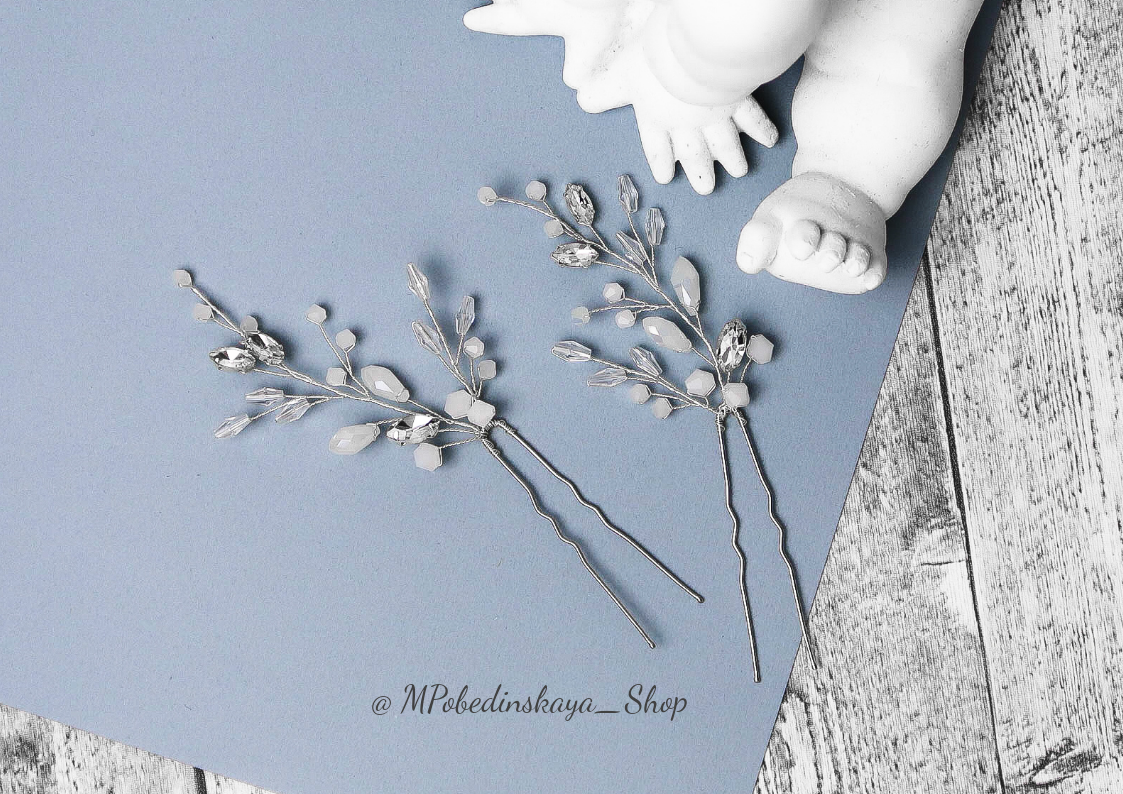 Украшения для волос СПб. Свадебная веточка для волос. Купить в СПб