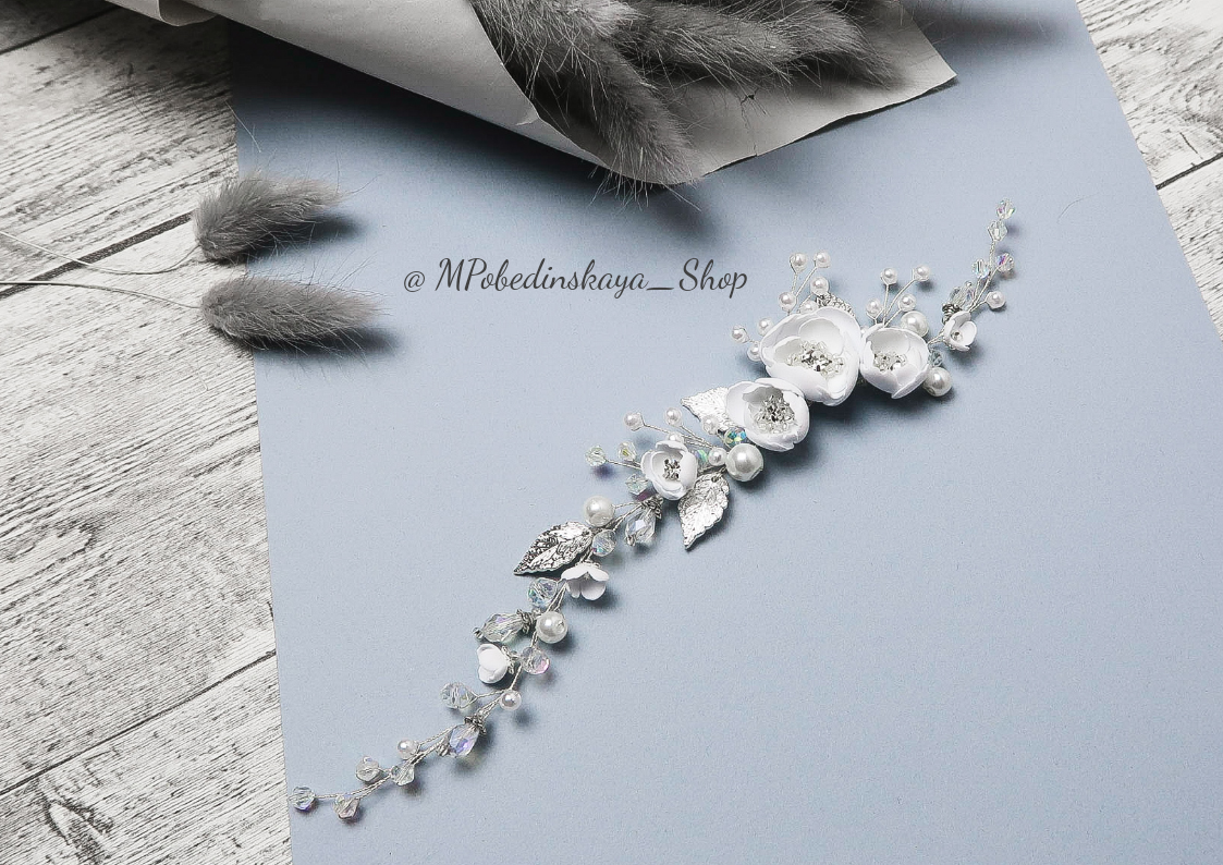 Свадебные украшения в волосы. Купить в Питере